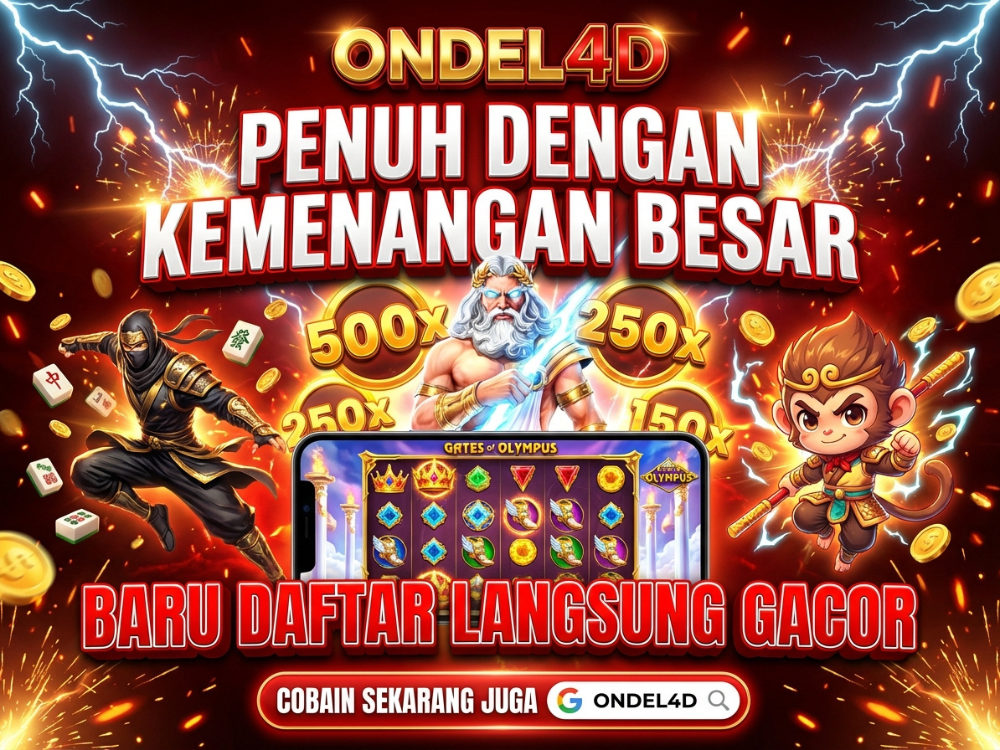 DAFTAR ONDEL4D — Awal Akses ke Platform Slot & Togel Online Terpercaya