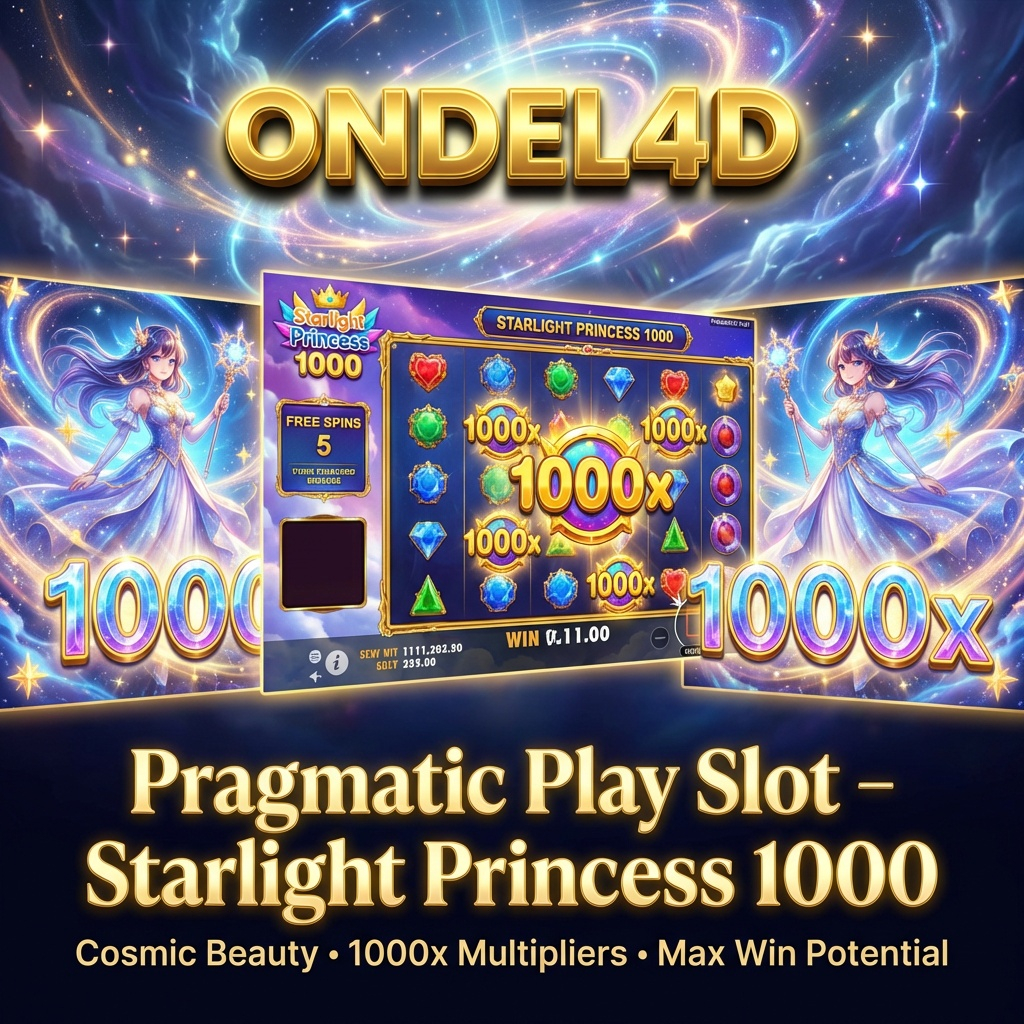 Starlight Princess 1000 Pragmatic Play di ONDEL4D: Elegan, Cepat, dan Mematikan